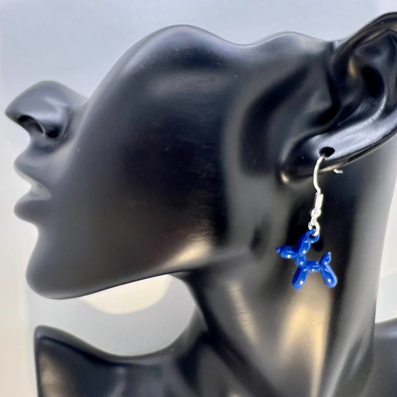 Balloon Animal Earrings - Puppy Dog Earrings - Clown Earrings - Party Earrings - Picture 8 of 10